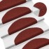 Alfombrilla autoadhesiva de escalera 10 uds 65x21x4 cm