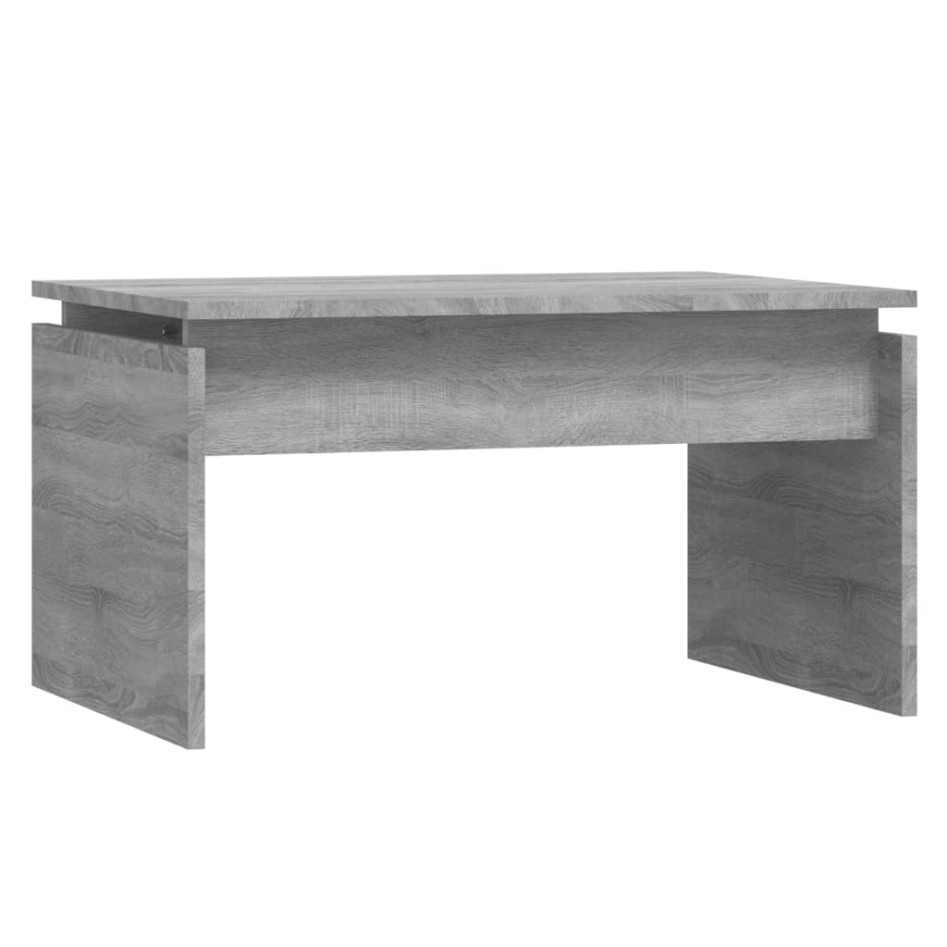 Mesa de centro madera contrachapada gris Sonoma 68x50x38