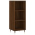 Aparador de madera de ingeniería marrón roble 34,5x32,5x90