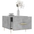 Mesa de centro madera de ingeniería gris hormigón 50x50x40