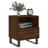 Mesita noche 2 uds madera ingeniería marrón roble 40x35x47,5