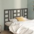 Cabecero de cama madera maciza de pino gris 166x4x100