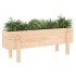 Arriate elevado de jardín madera maciza de pino 101x30x38