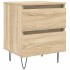 Mesita de noche madera de ingeniería roble Sonoma 40x35x50