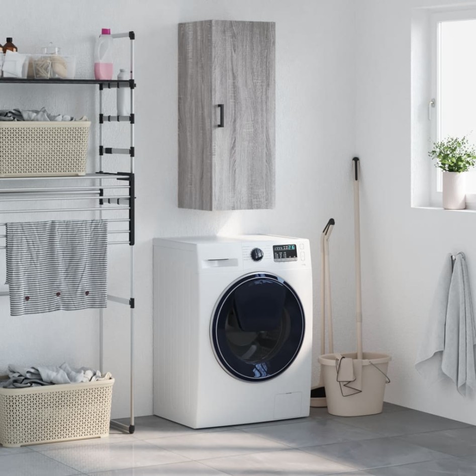 Armario de pared gris Sonoma 34,5x34x90