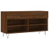 Banco zapatero madera de ingeniería marrón roble 102x35x55