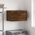 Armario de pared madera ingeniería marrón roble 60x36,5x35