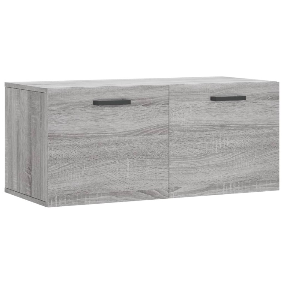 Armario de pared madera de ingeniería gris Sonoma 80x36,5x35