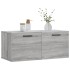 Armario de pared madera de ingeniería gris Sonoma 80x36,5x35