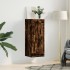 Armario de pared madera ingeniería roble ahumado 34,5x34x90