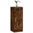 Armario de pared madera ingeniería roble ahumado 34,5x34x90