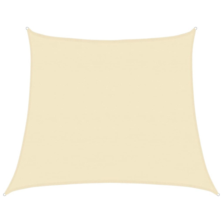 Toldo de vela HDPE color crema 160 g/m² 4/5x4