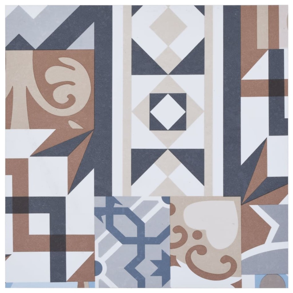 Tarimas autoadhesivas 20 uds PVC estampado monocolor 1,86