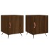 Mesitas noche 2 uds madera ingeniería marrón roble 40x40x50