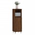 Armario de baño madera contrachapada marrón roble 30x30x100