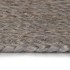 Alfombra de yute tejida a mano redonda gris 120