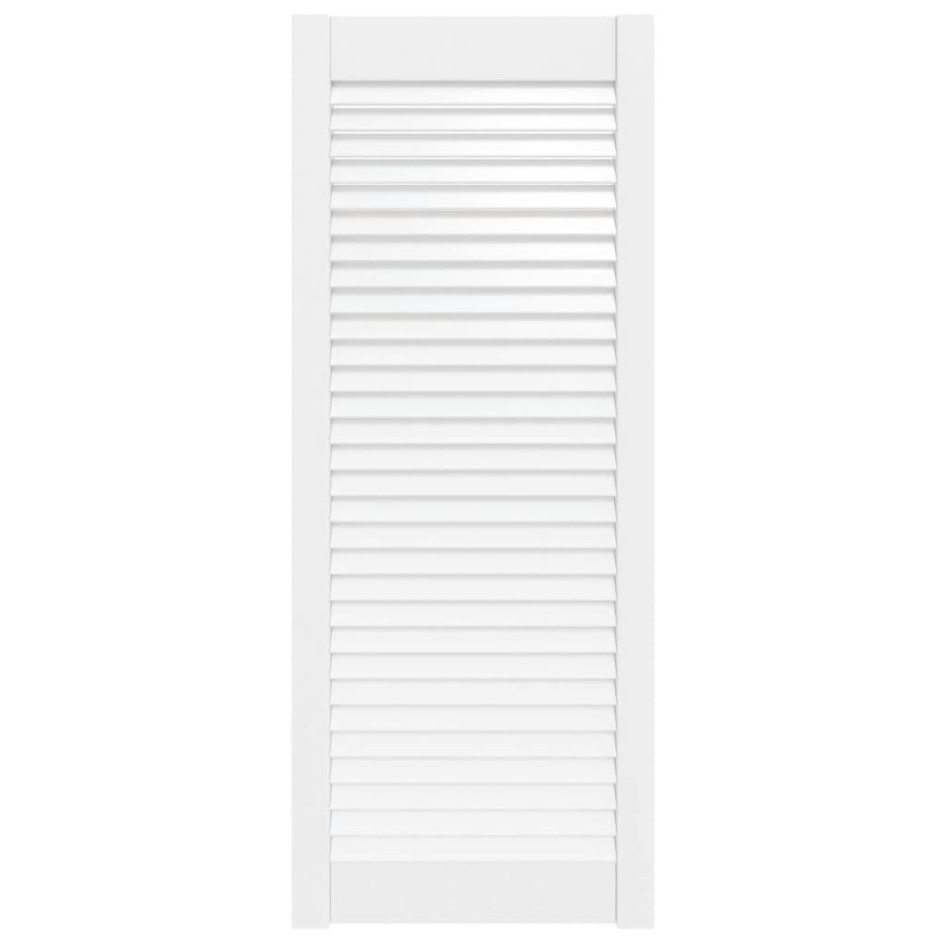 Puerta de armario de lamas madera pino blanco 99,3x39,4
