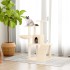 Rascador para gatos con postes de sisal crema 94