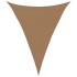 Toldo de vela gris taupe HDPE 160 g/m² 5x7x7