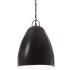 Lámpara colgante industrial redonda 25 W negra 32 cm