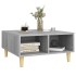Mesa de centro madera de ingeniería gris Sonoma 60x60x30