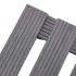 Soporte con ruedas para plantas 2 unidades WPC gris