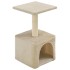 Rascador para gatos con poste de sisal 55 cm