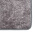 Alfombra lavable antideslizante gris 80x300