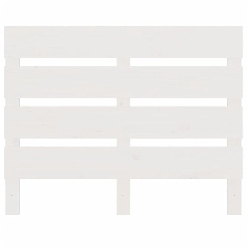 Cabecero de cama madera maciza de pino blanco 75x3x80