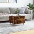 Mesa de centro madera contrachapada roble ahumado 50x50x40