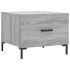 Mesa de centro madera contrachapada gris Sonoma 50x50x40
