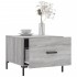 Mesa de centro madera contrachapada gris Sonoma 50x50x40