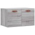 Armario de pared madera de ingeniería gris Sonoma 60x36,5x35