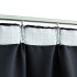 Cortinas opacas con ganchos 2 piezas gris antracita 140x245