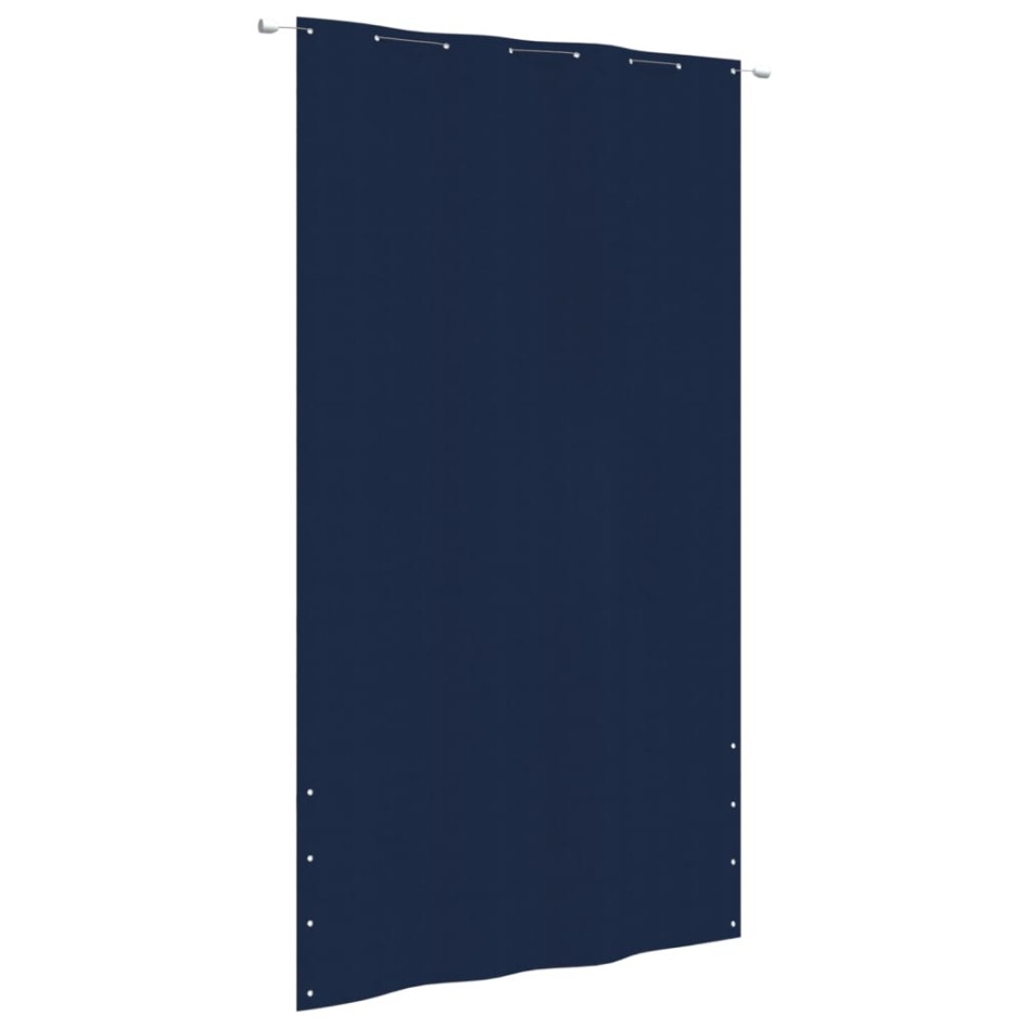 Toldo para balcón de tela oxford azul 160x240