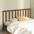 Cabecero de cama madera maciza de pino marrón miel 206x4x100