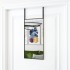 Espejo de puerta cristal y aluminio negro 30x60