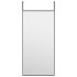 Espejo de puerta cristal y aluminio negro 30x60