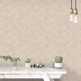 Noordwand Papel de pared Evergreen Wicker Natural