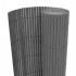 Valla de jardín de doble cara gris 90x400