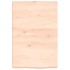 Estante de pared madera maciza roble sin tratar 40x60x(2-6)