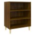 Aparador madera de ingeniería marrón roble 57x35x70