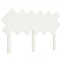 Cabecero de cama madera maciza de pino blanco 132x3x81