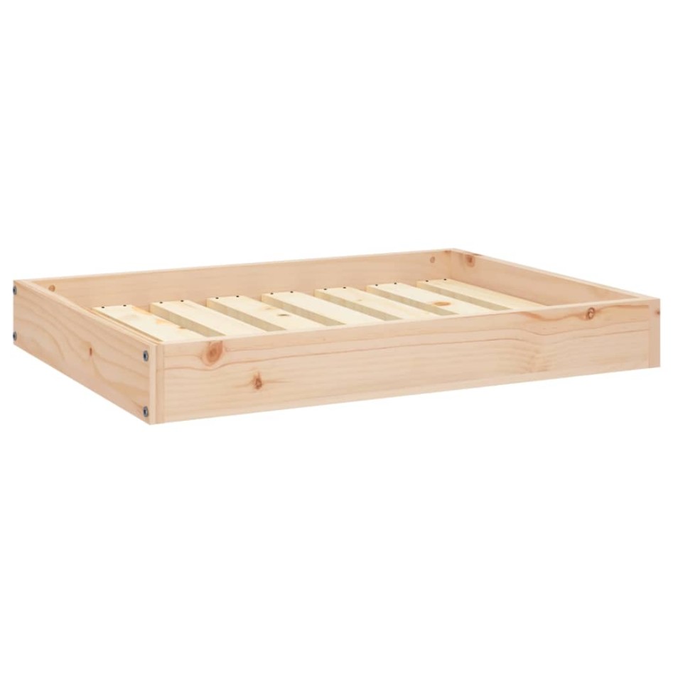 Cama para perros madera maciza de pino 71,5x49x9