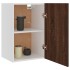 Mueble de TV colgante madera marrón roble 39,5x31x60