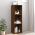 Estantería/mueble TV contrachapada roble marrón 36x30x114