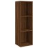 Estantería/mueble TV contrachapada roble marrón 36x30x114
