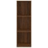 Estantería/mueble TV contrachapada roble marrón 36x30x114