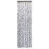 Cortina mosquitera de chenilla marrón y beige 56x185
