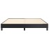 Estructura de cama box spring cuero sintético negro 180x200